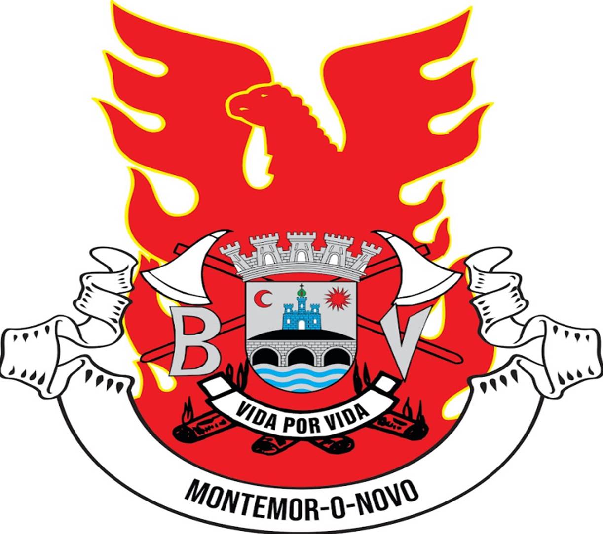 Associação Humanitária dos Bombeiros Voluntários de Montemor-O-Novo Logotipo-