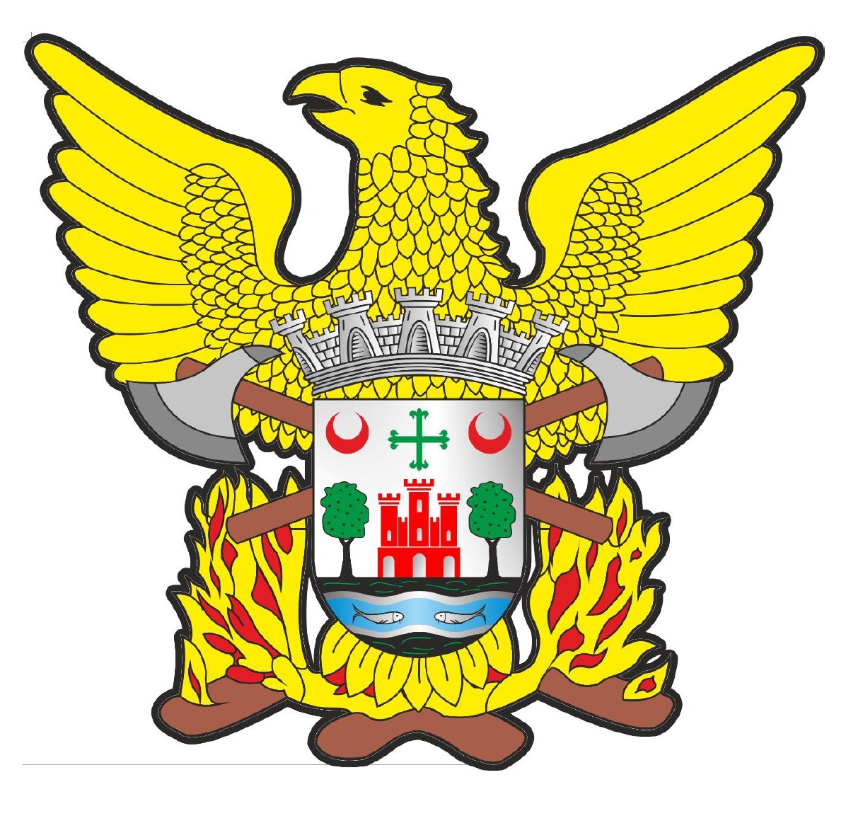 Associação Humanitária dos Bombeiros Voluntários de Borba Logotipo-