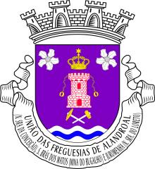 União de Freguesias de Alandroal (Nossa Senhora da Conceição), São Brás dos Matos (Mina do Bugalho) e Juromenha (N.ª Sr.ª do Loreto) Logotipo-